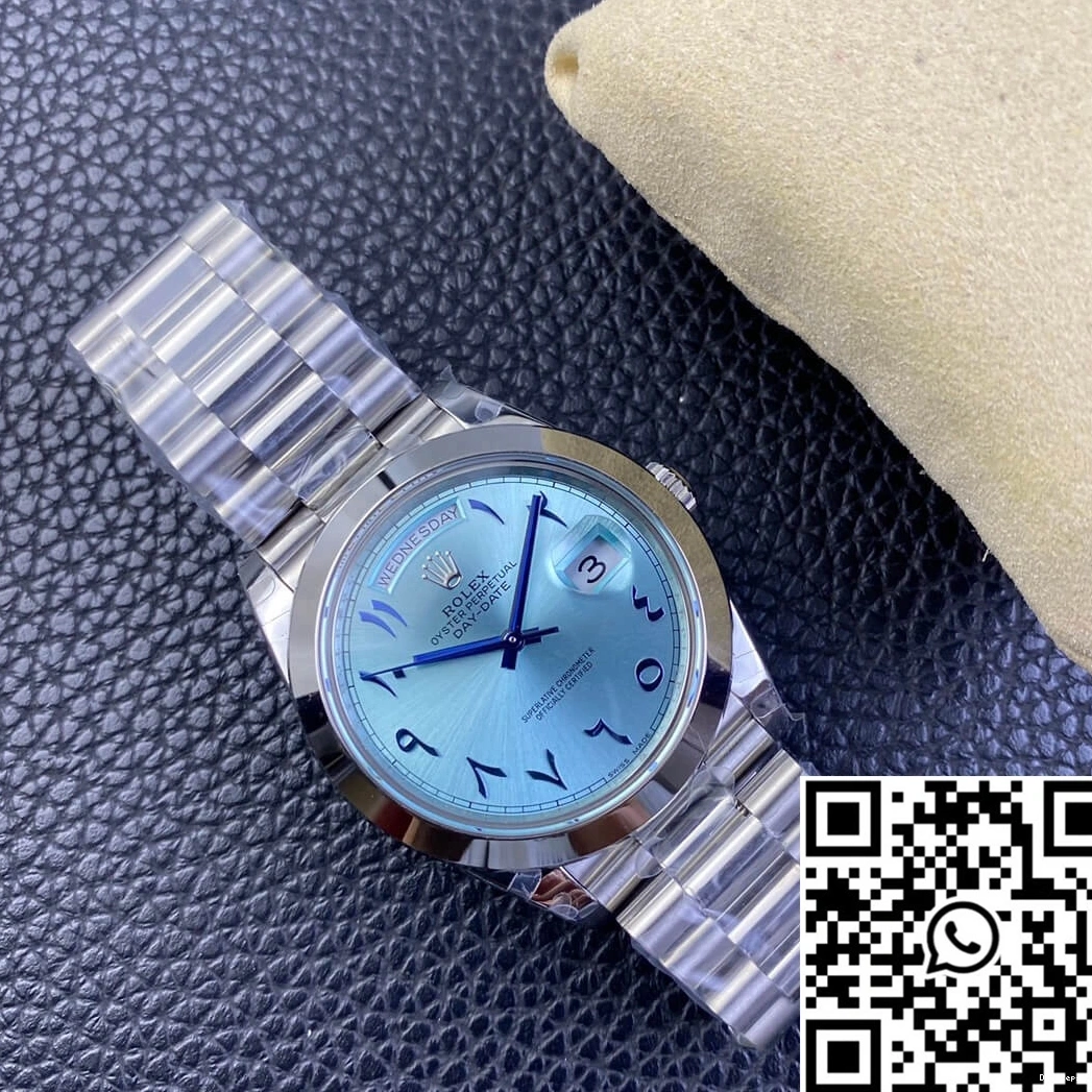 Date Customization Day Blue Factory Stainless Rolex Steel BP Dial Ice Middle East 0914